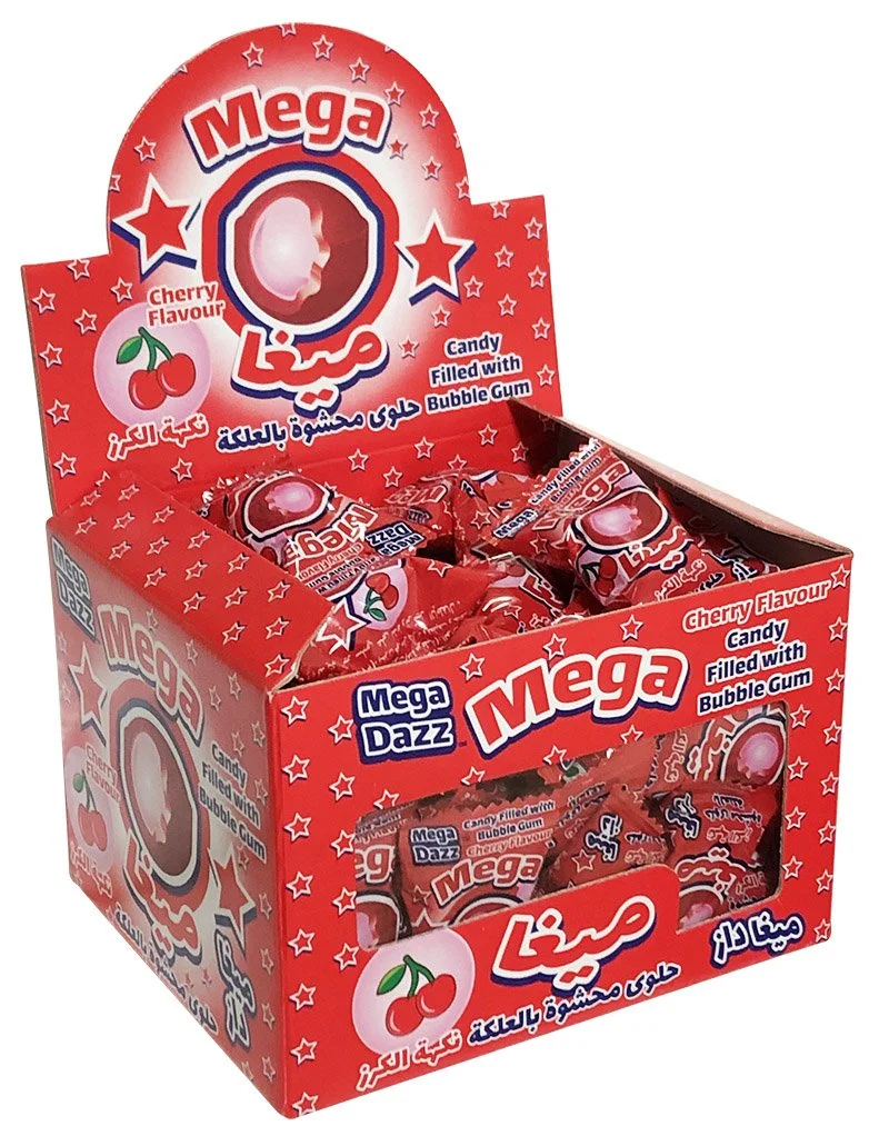 Mega Dazz 8 g candies display box