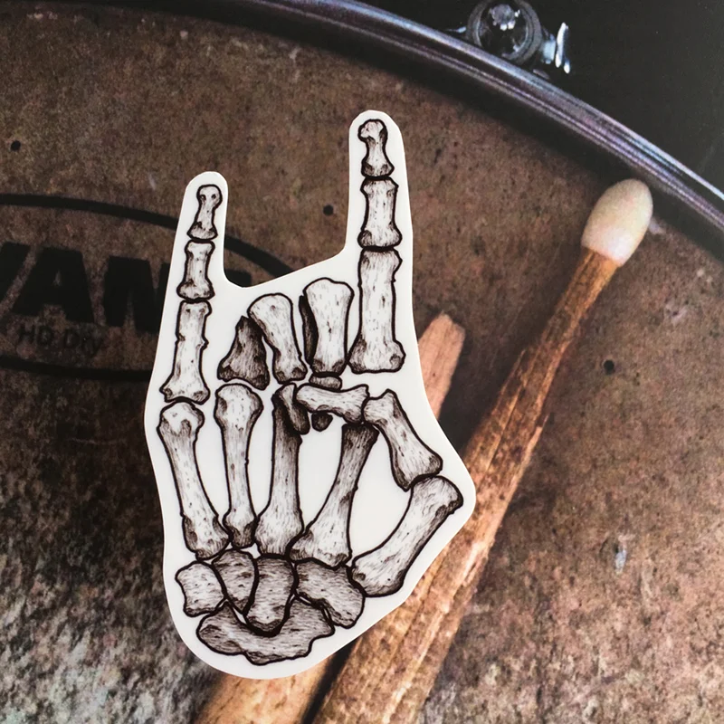 metal hardcore sticker