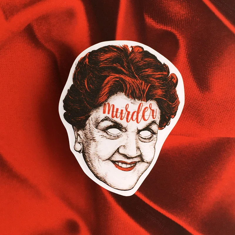 murder she wrote sticker