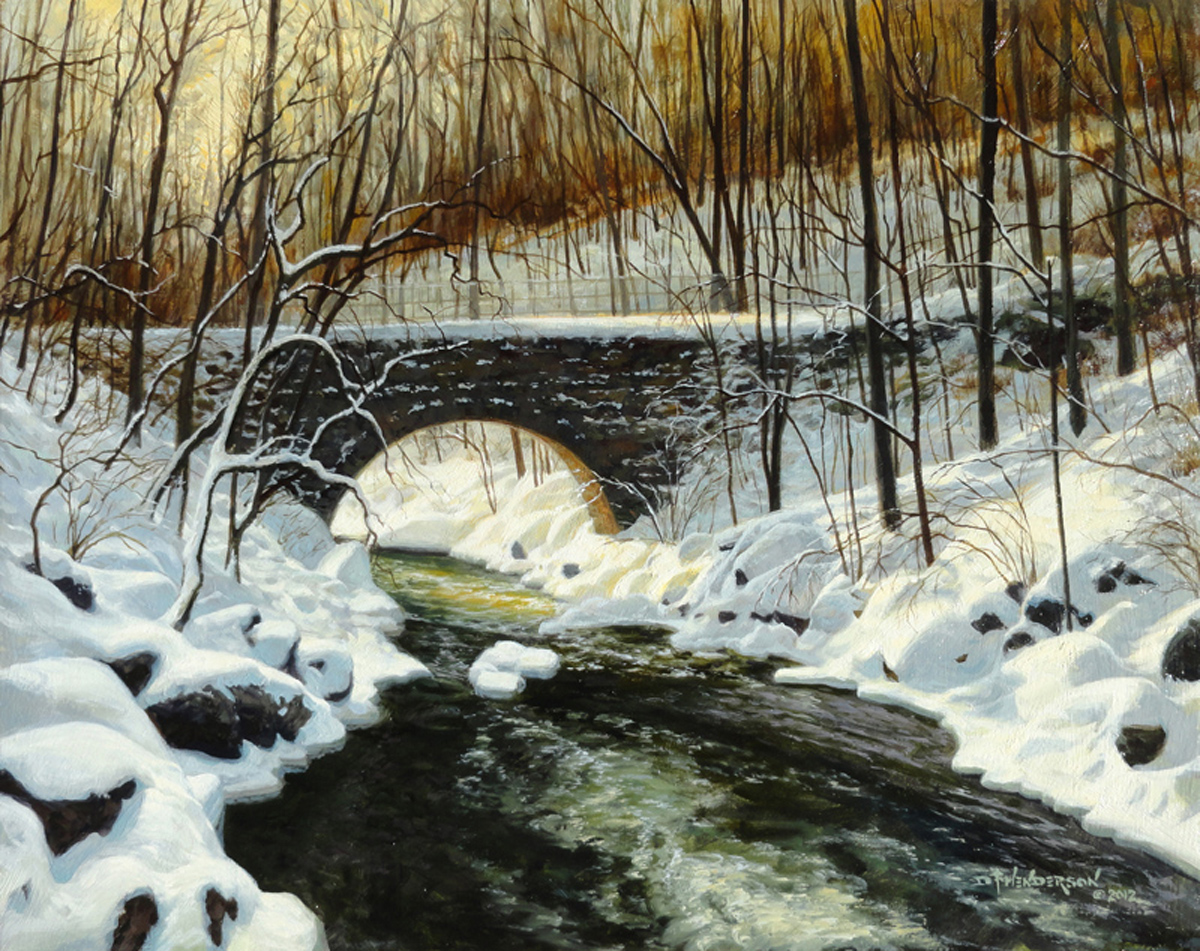 "Arch Bridge, Winter"