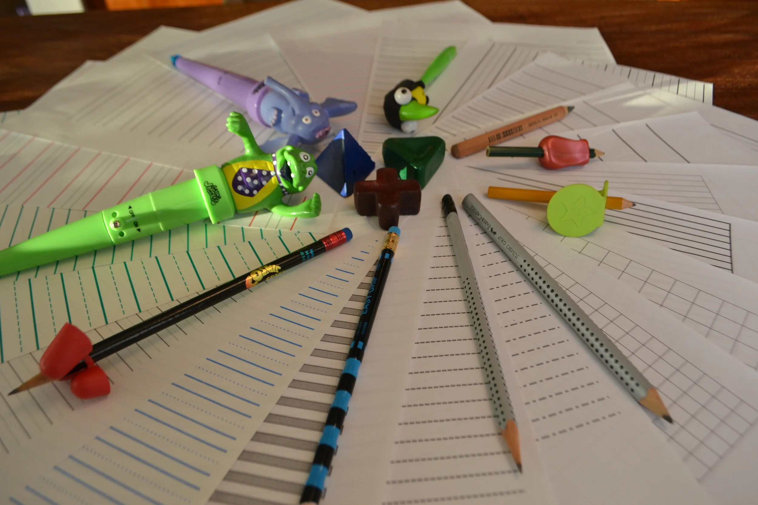 HANDWRITING:  a target skill for late summer (or anytime)