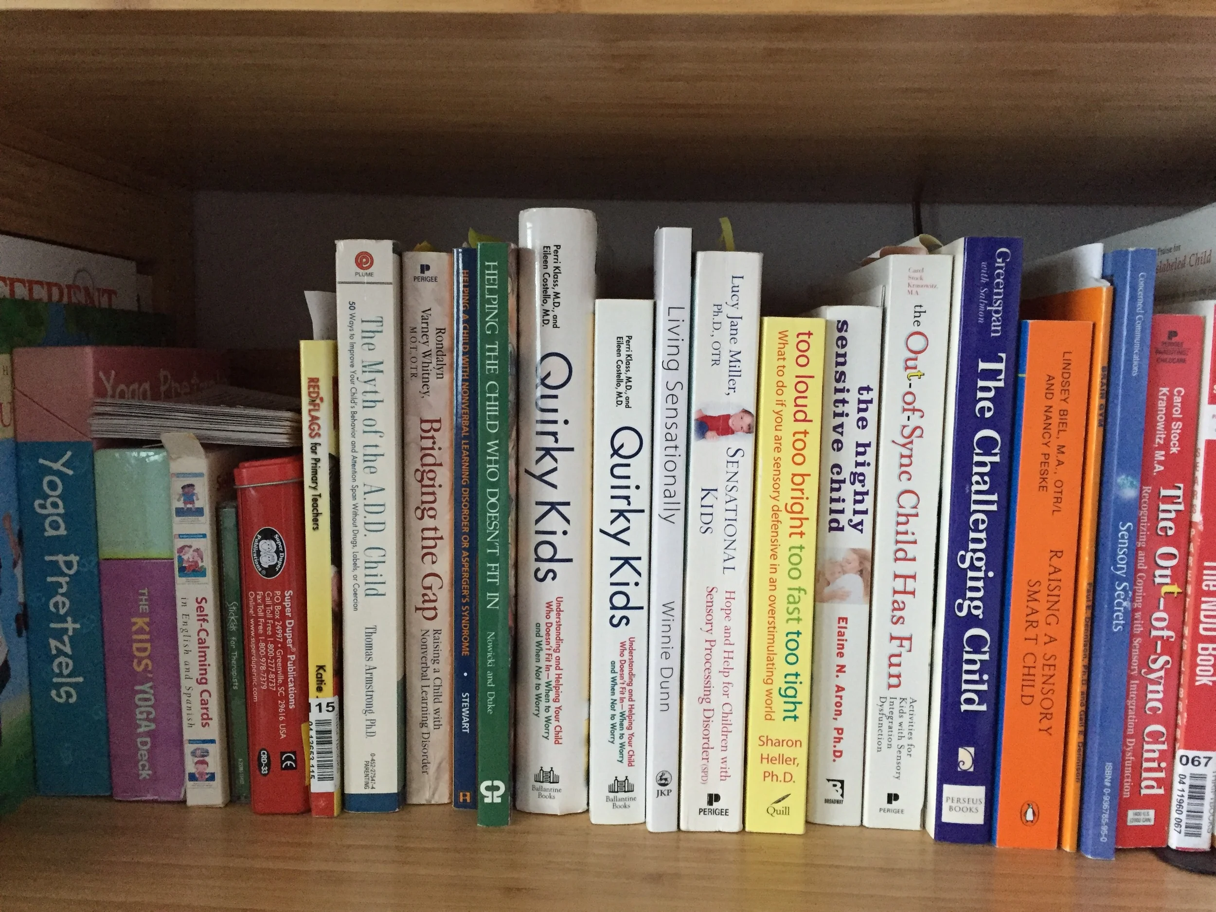 Book Reviews:  Parenting, Sensory, Quirky, etc.