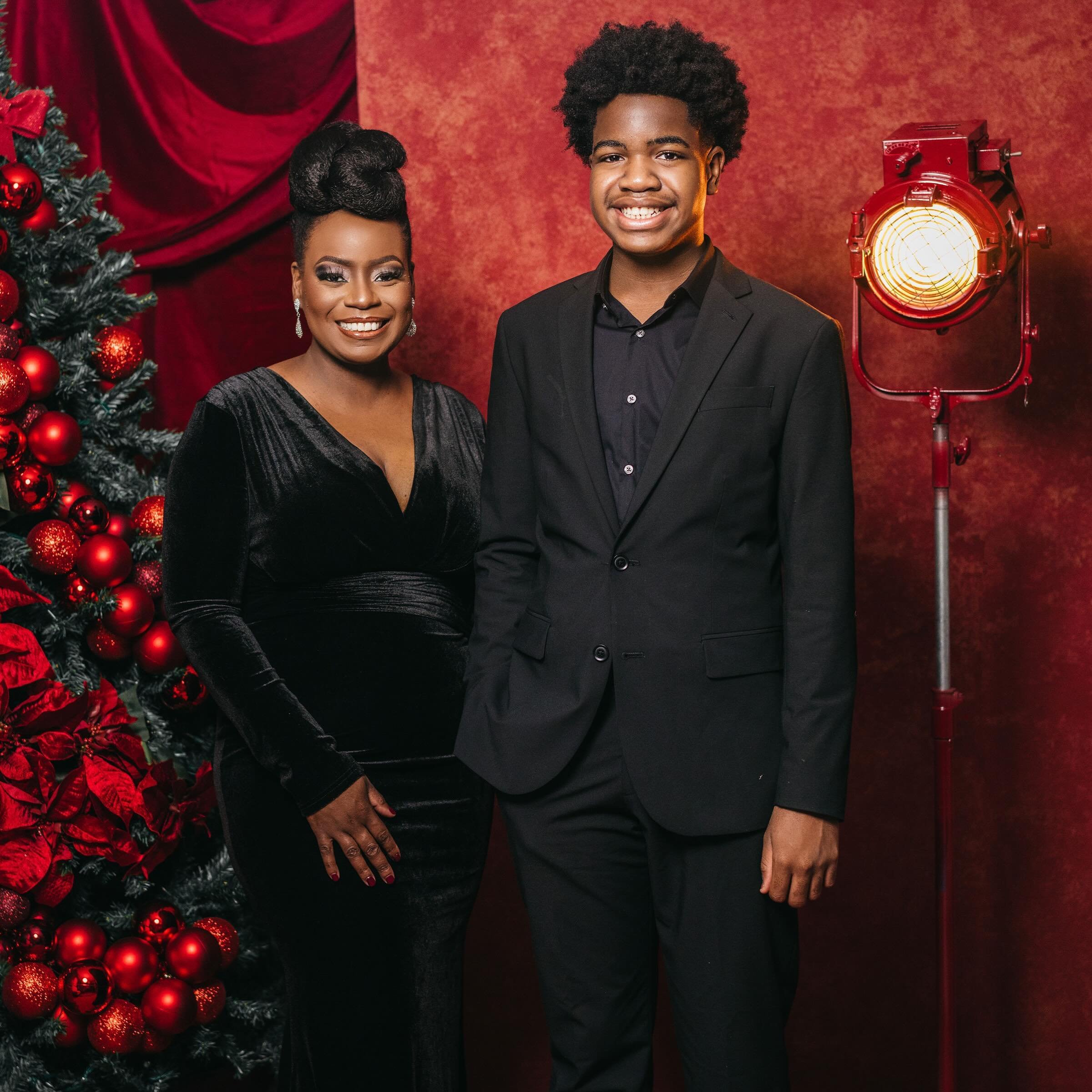 #TBT to our holiday photo session with @dexterityproductions! Maybe it&rsquo;s time for a non-seasonal shoot soon?🤷🏾&zwj;♀️

Approaching Mother&rsquo;s Day, I&rsquo;m reminded of how blessed I am to be Zay&rsquo;s mom. He&rsquo;s a leader, strong-w