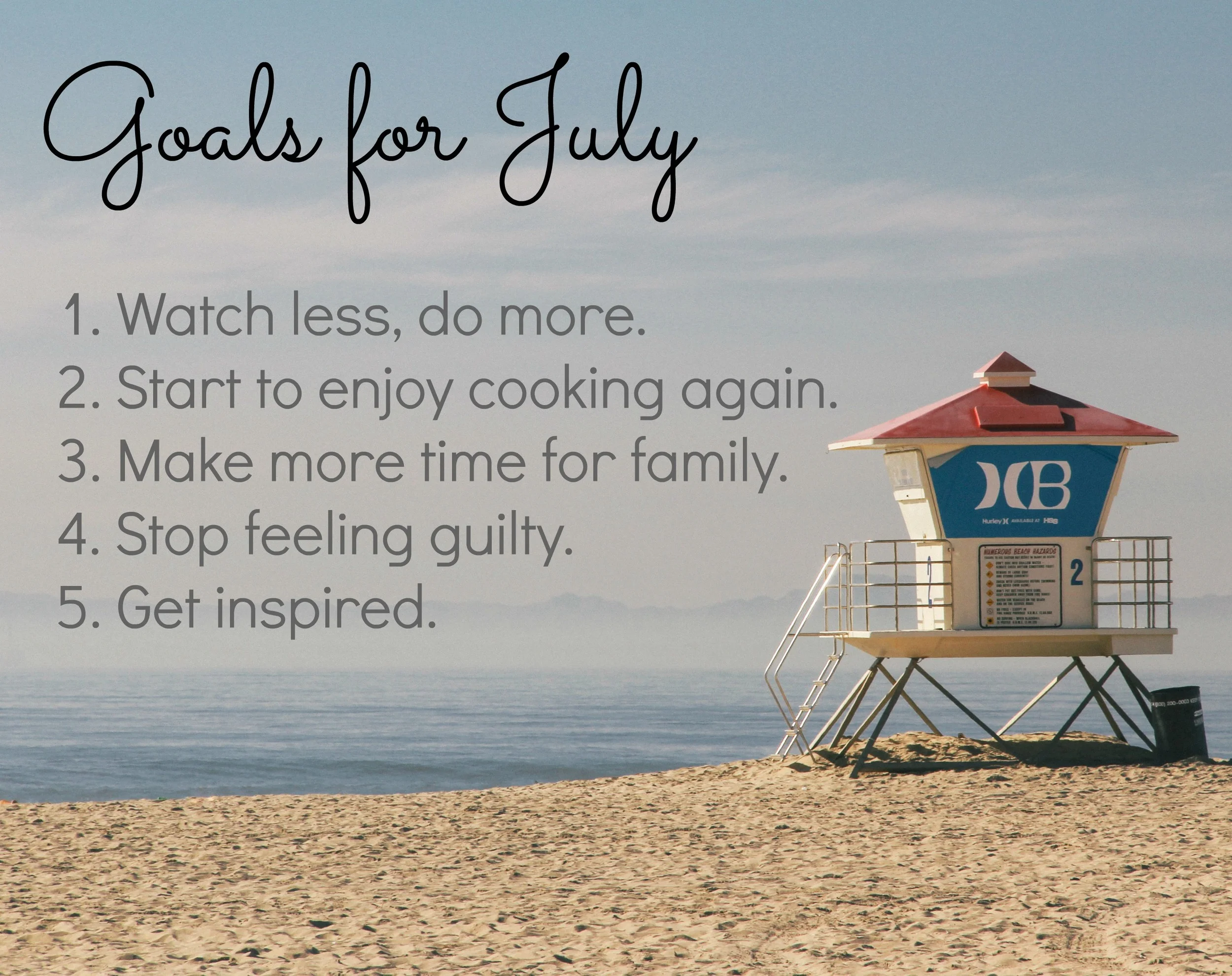 goals for july