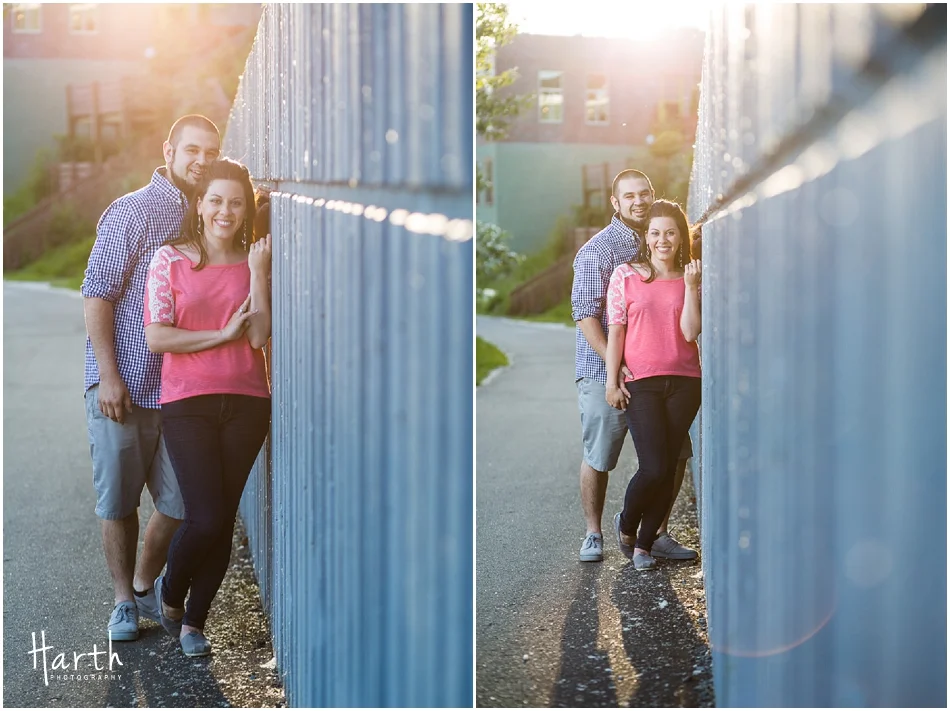 Sun Flare Engagement | Harth Photography