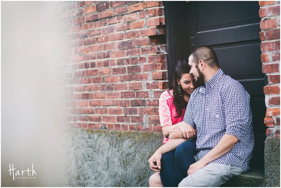 Snohomish Bricks Engagement | Harth Photography