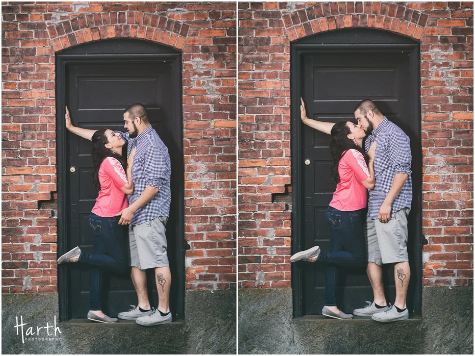 Snohomish Bricks Engagement | Harth Photography