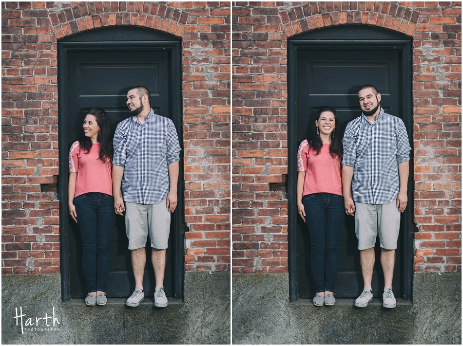 Snohomish Bricks Engagement | Harth Photography