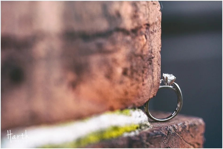 Bricks Engagement Ring | Harth Photography