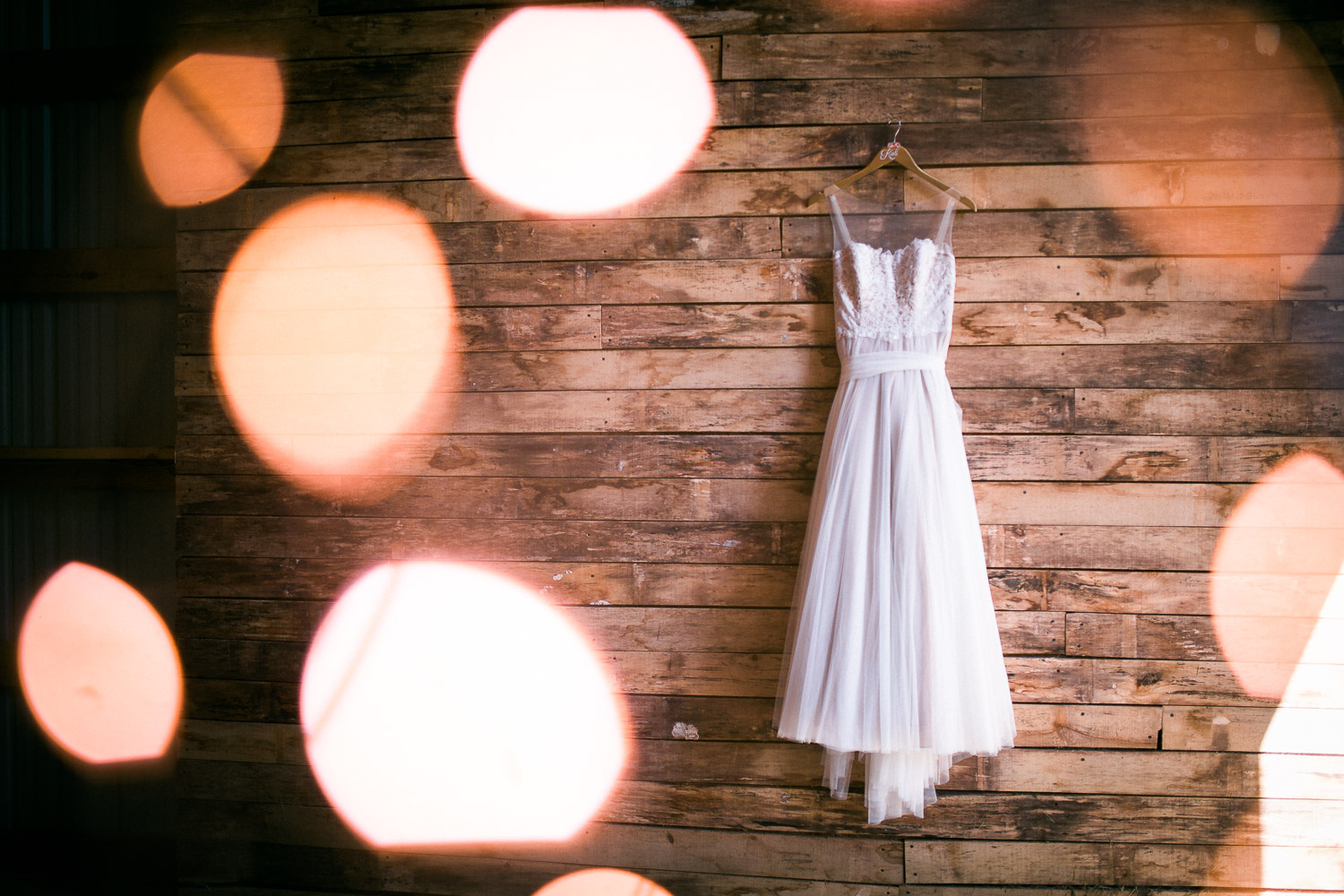 Bokeh Seattle Wedding Dress