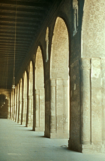 Another closer view of the archways. (Photo from archnet.org)
