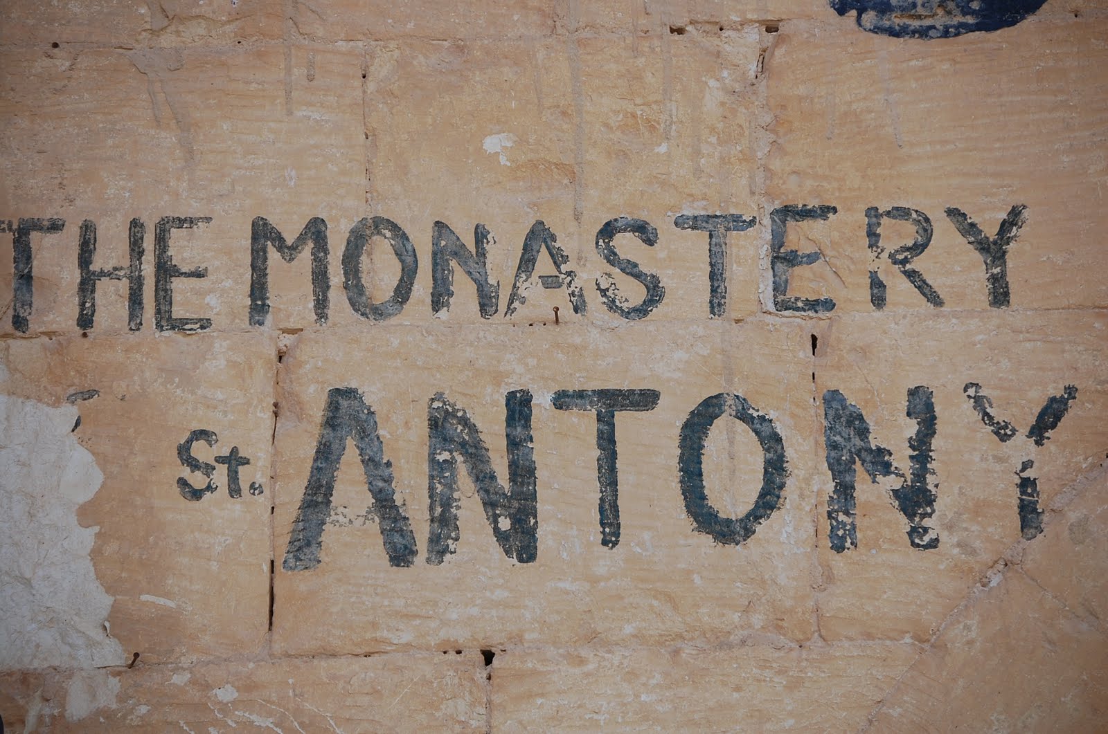 On the gate to the monastery. (Photo by author)