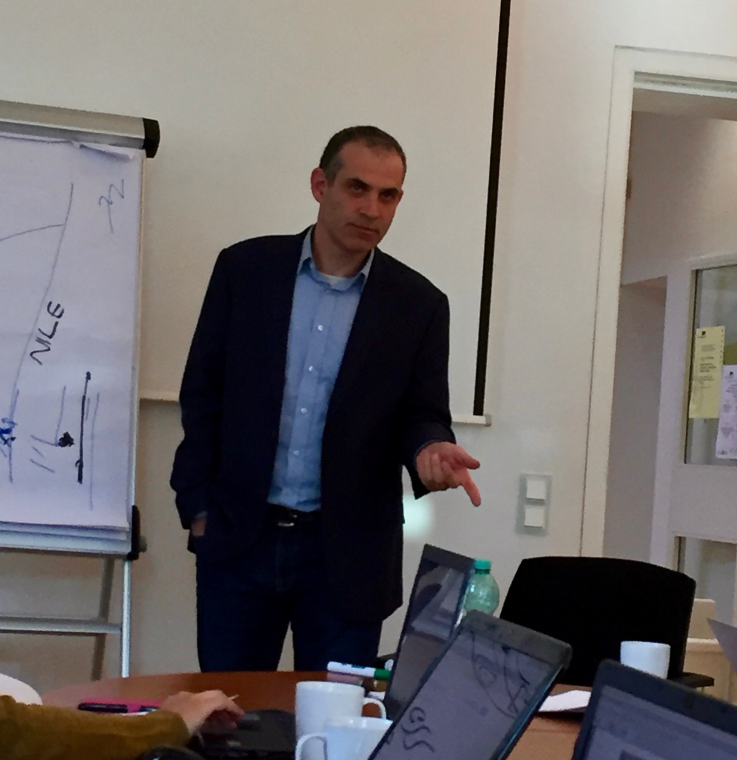 Prof. Yossef Rapoport discussing al-Nabulsī's Tarīkh al-Fayyūm.