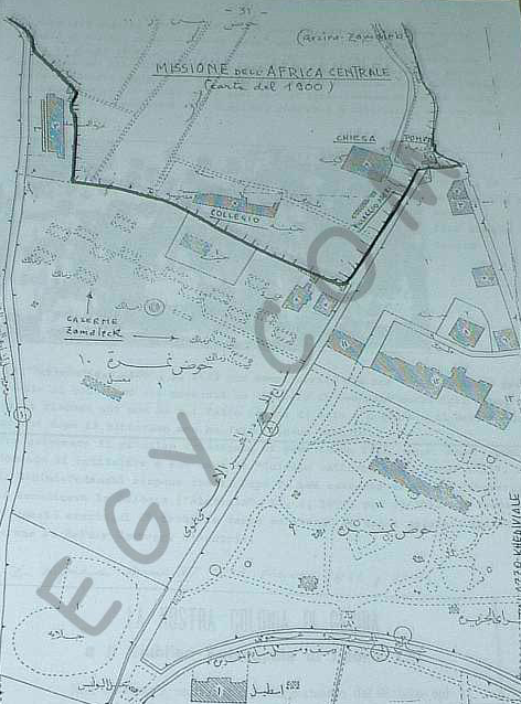 Map from the Combonis. Taken from Samir Raafat's Cairo History Page: http://www.egy.com/maps/ 