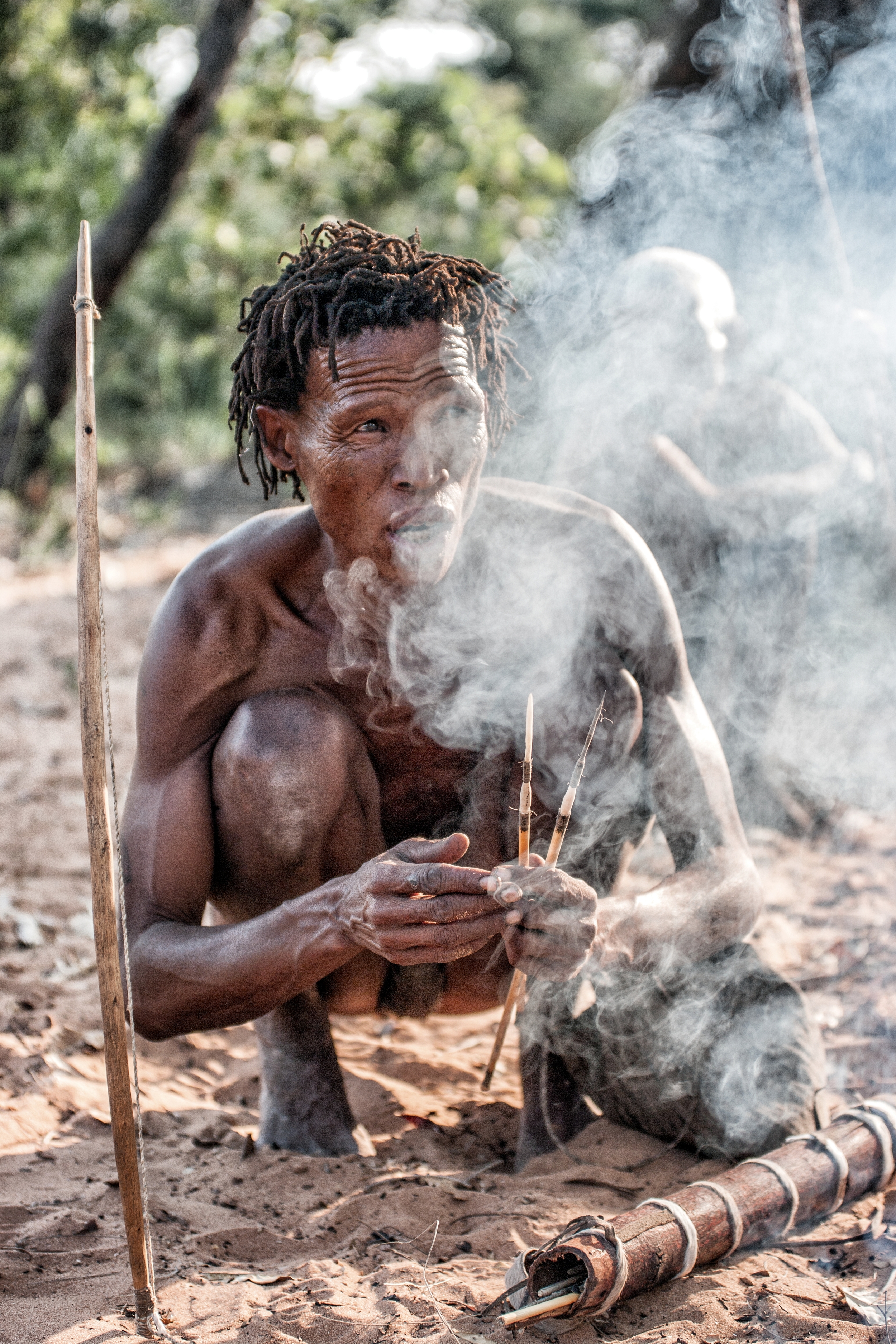 bushmen: hunters and gatherers