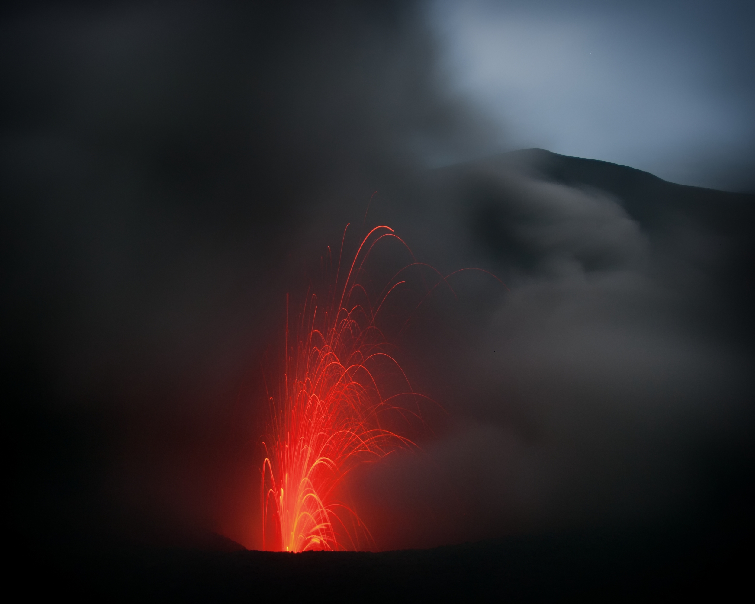 mt. yasur is awakening