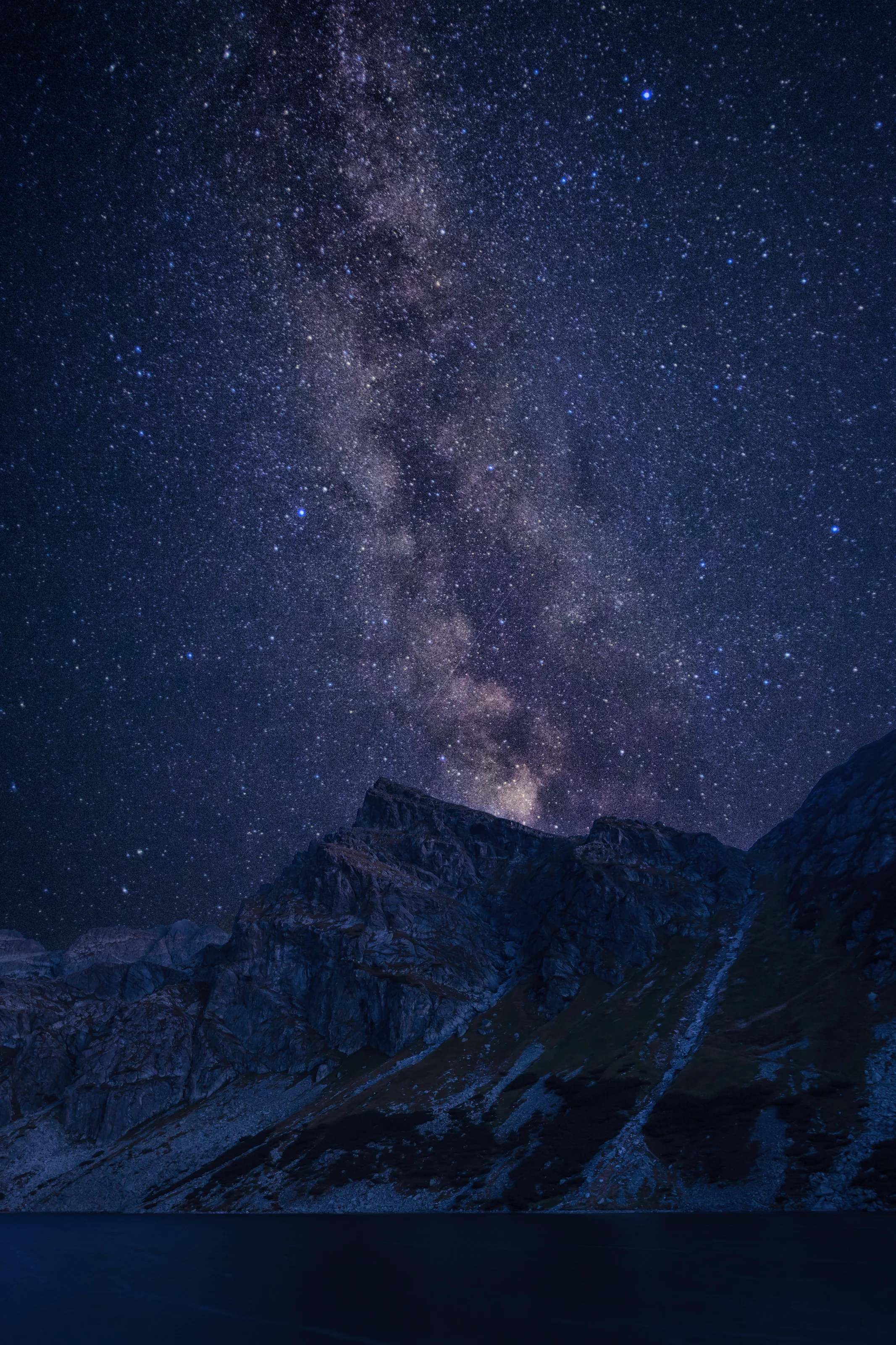 Milky way over Tatras