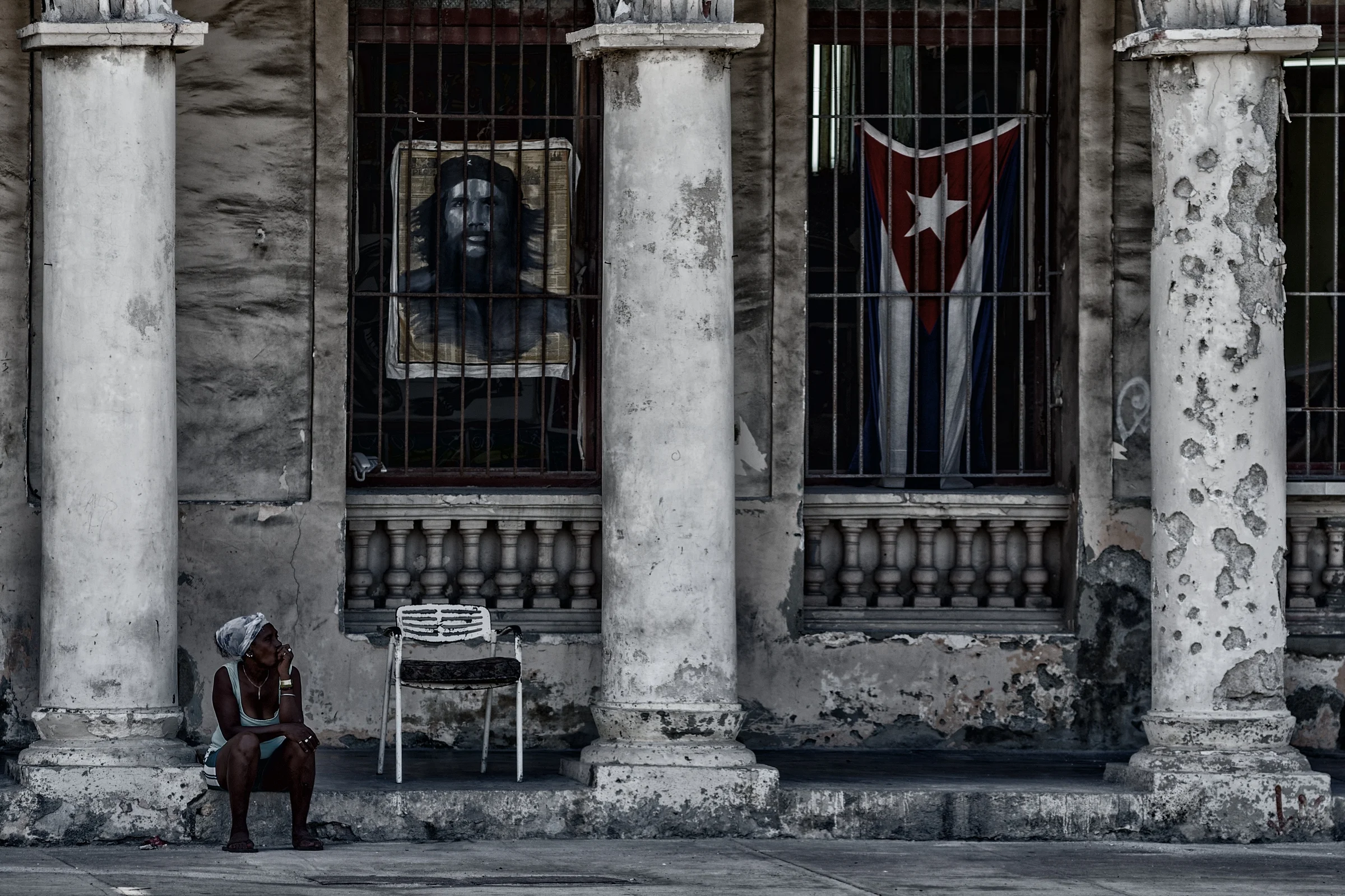 three pillars and one star