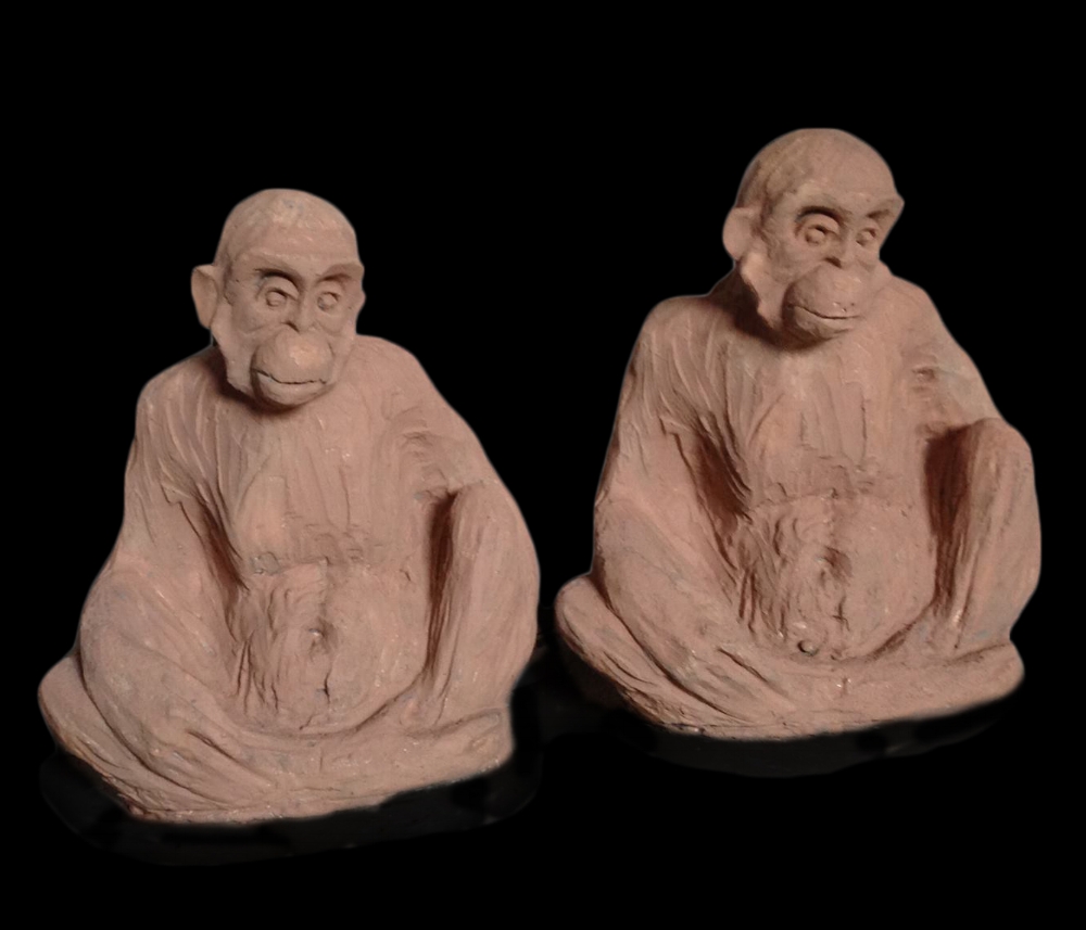 Monkeys (Decorative Clay Figures)