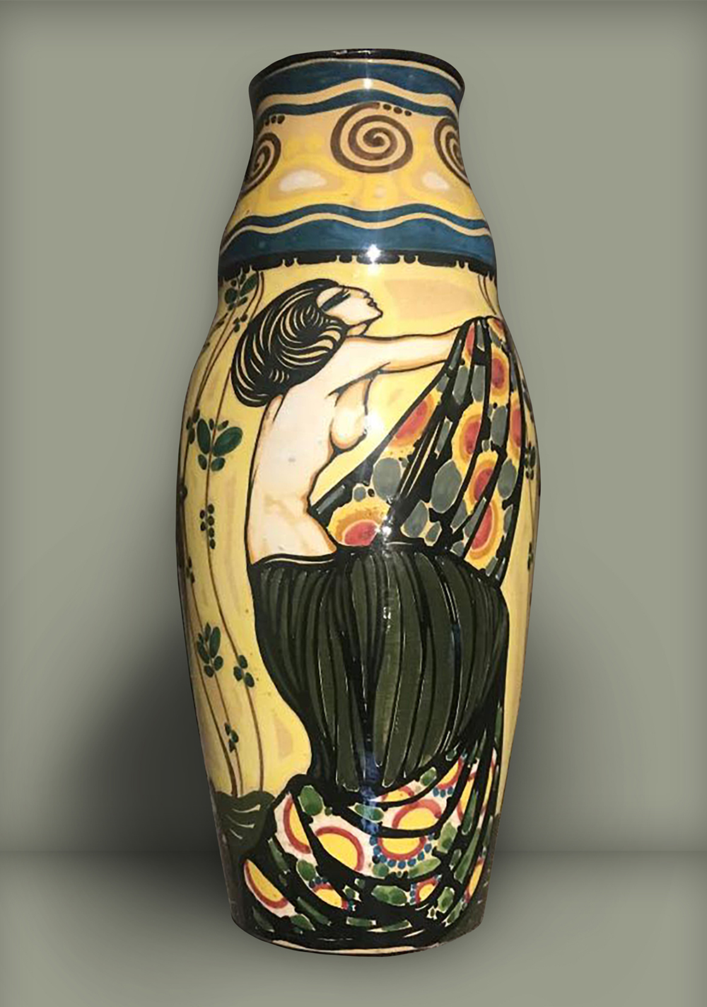 Vaso con figure femminili, produzione SPADA (circa 1924-1927)