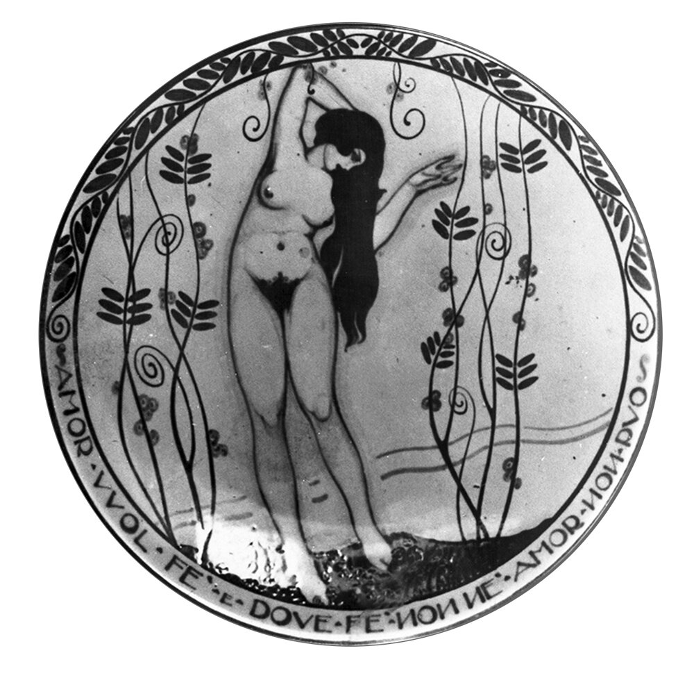 “Amor Vuol Fe…” – Female Nude with Vines