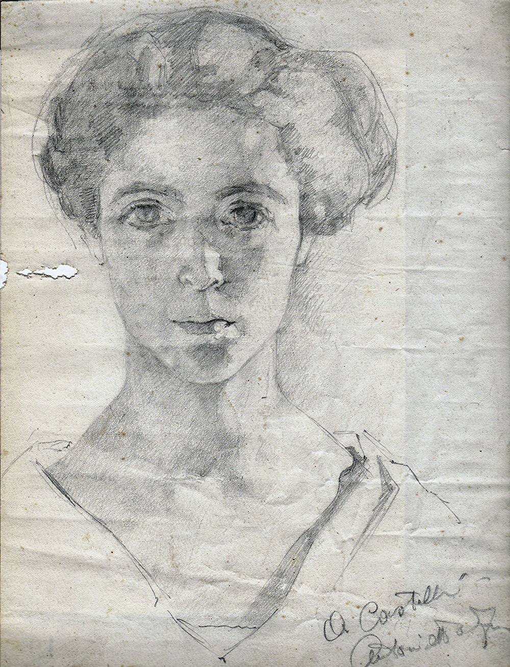 Portrait of Nina Fasolo, 1917
