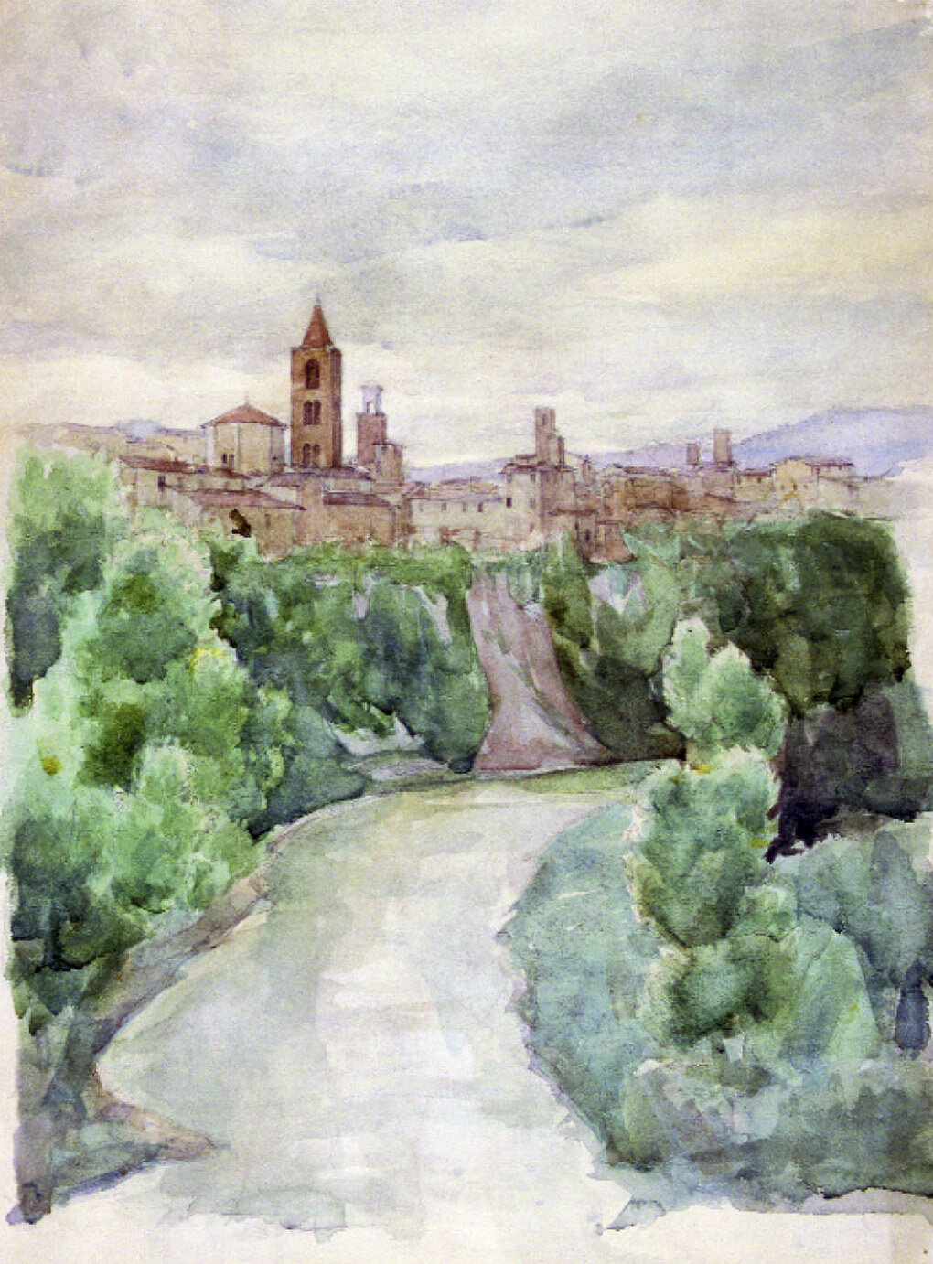 View of the Towers from the Campo Parignano Bridge