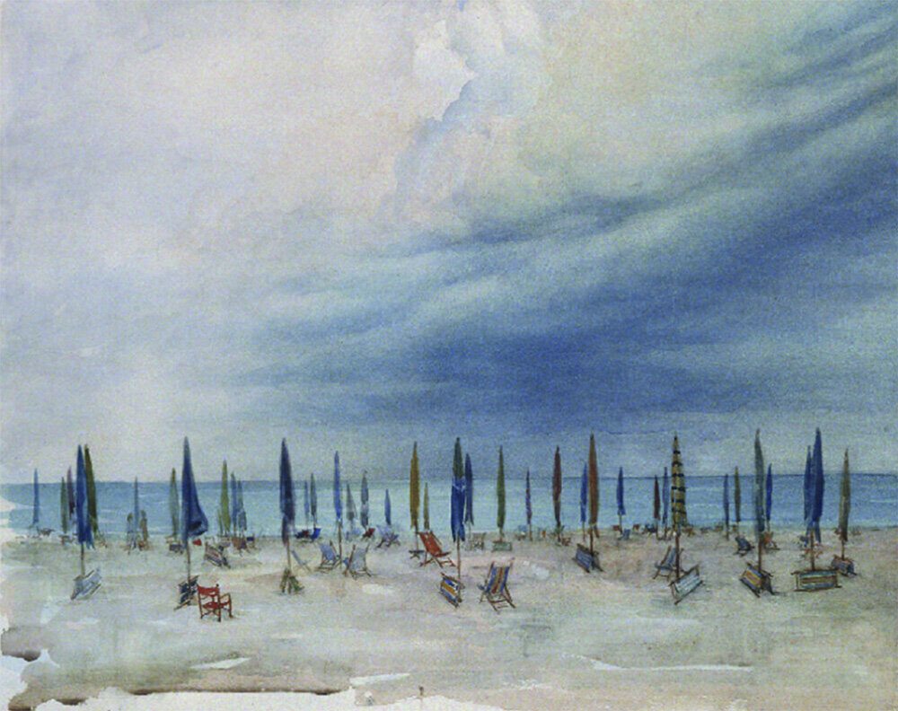 Prelude of Storm on the Beach
