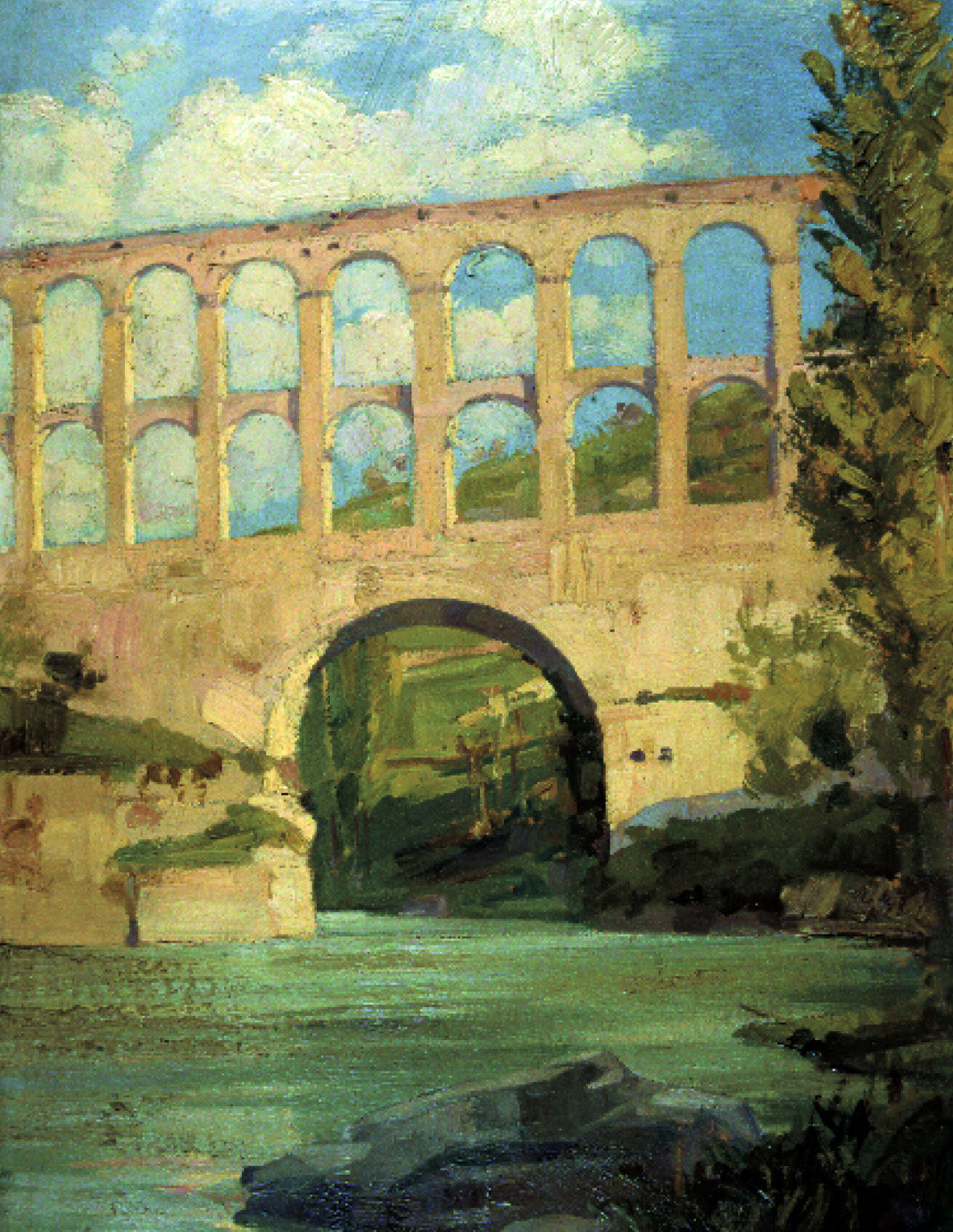 The “Ponte Cartaro” (bridge later destroyed)