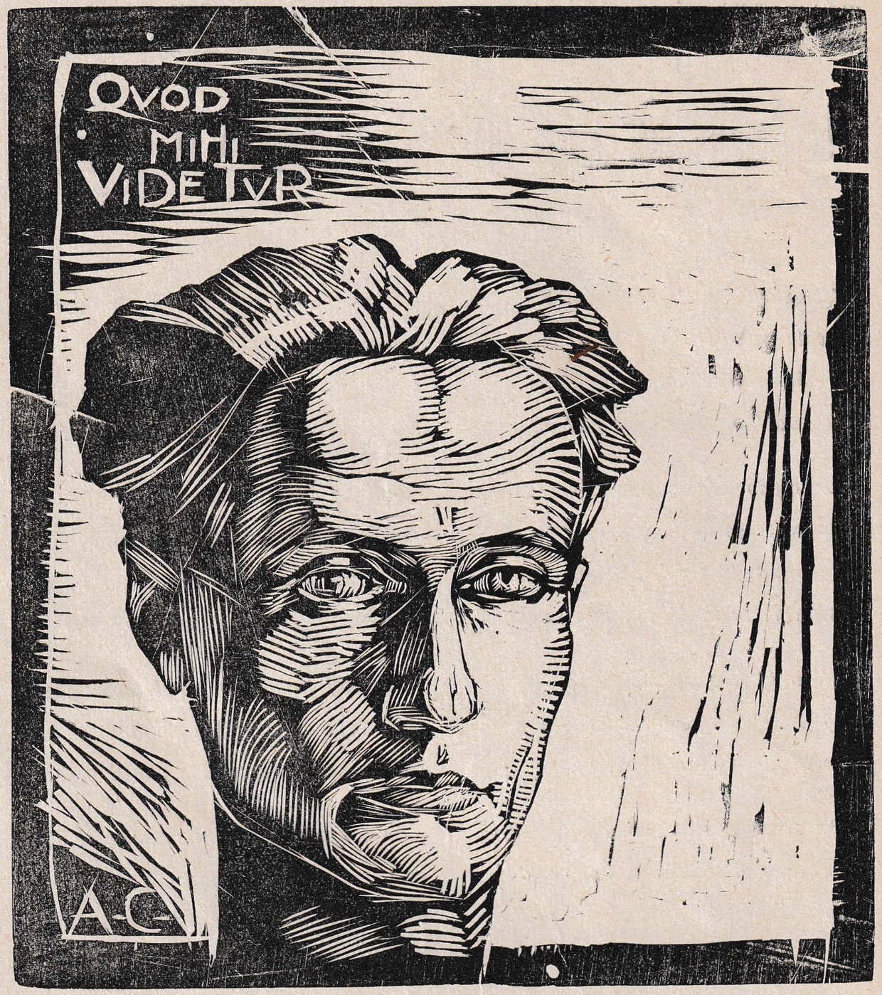 “Quod mihi videtur” – Self-Portrait (1925)
