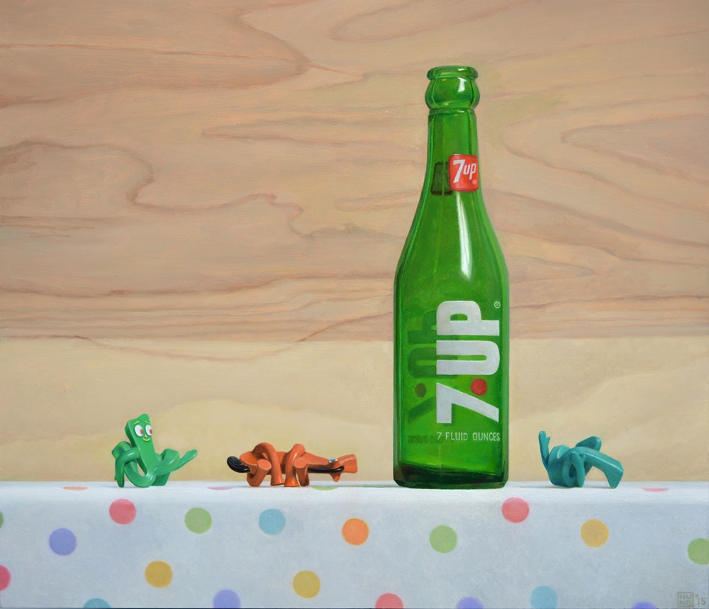 7-up and pretzels