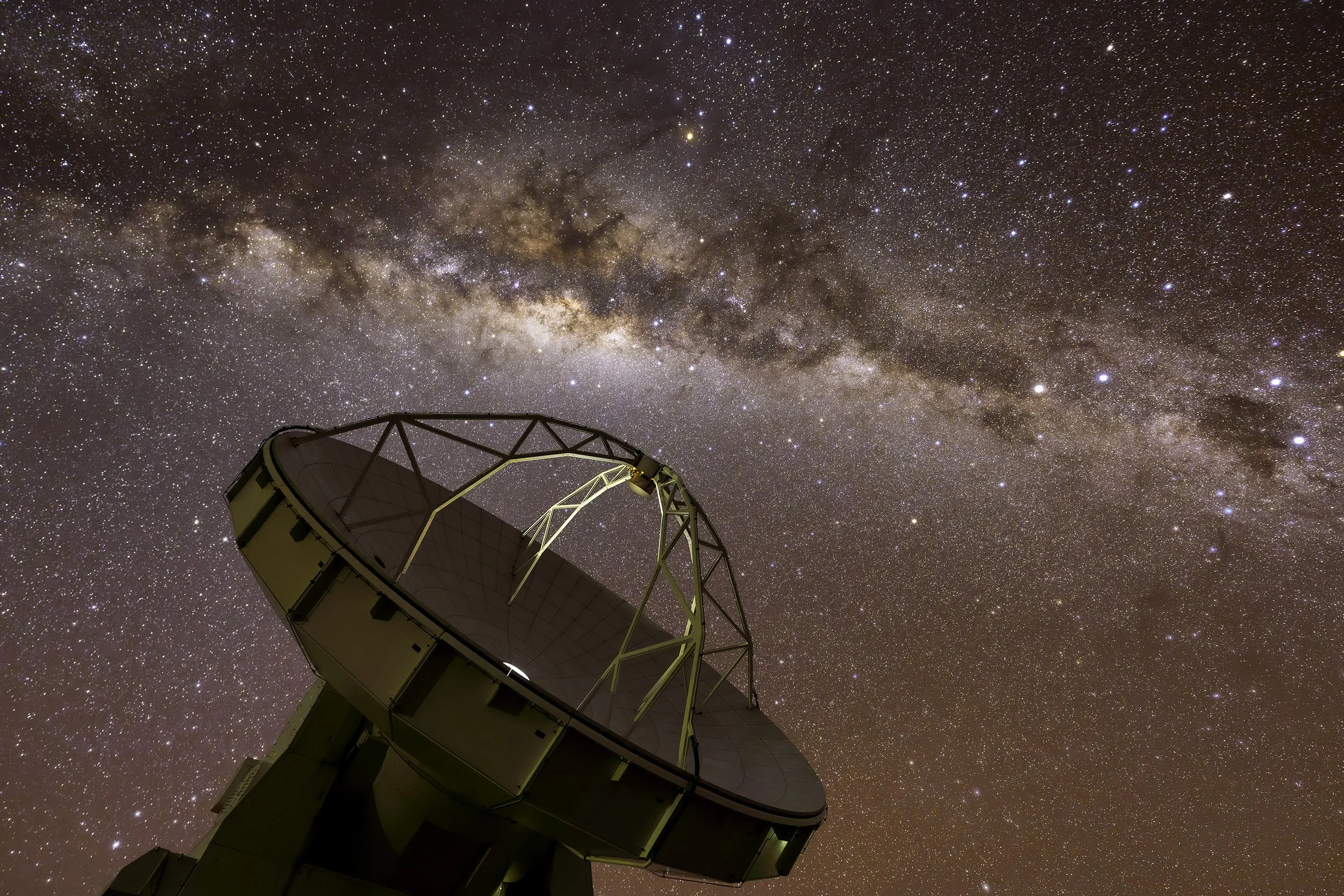 Milky Way Galaxy Over ALMA
