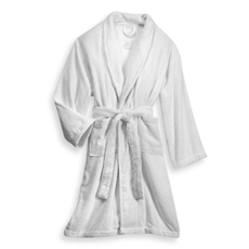 Orla Kiely 100% Cotton White Bath Robe