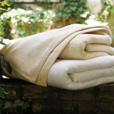 Sferra 100% Brushed Cotton Blankets