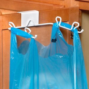 Spectrum Over the Cabinet/Drawer Trash Bag Holder, White — Kugler's Home  Fashions
