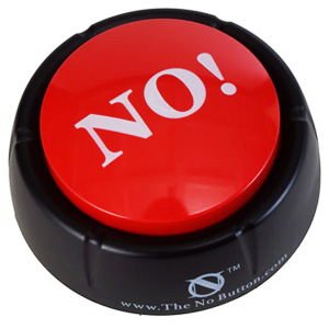 The No! Button by Zany Toys LLC and More — Kugler's Home Fashions