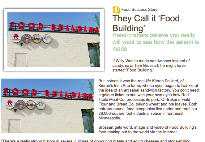 AURI: They Call it FOOD BUILDING