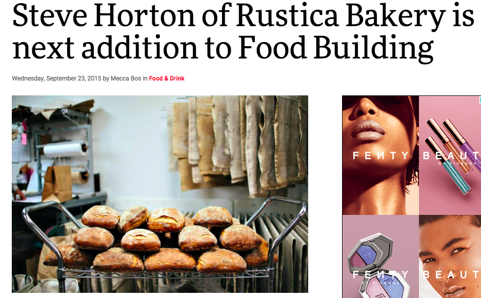 City Pages: Steve Horton of Rustica Bakery 
