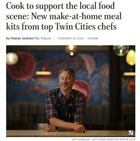 Star Tribune: Cook to support the local food scene
