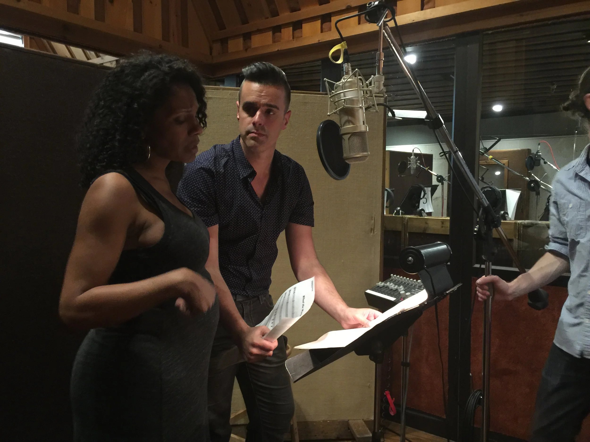 Michael J Moritz Jr with Audra McDonald