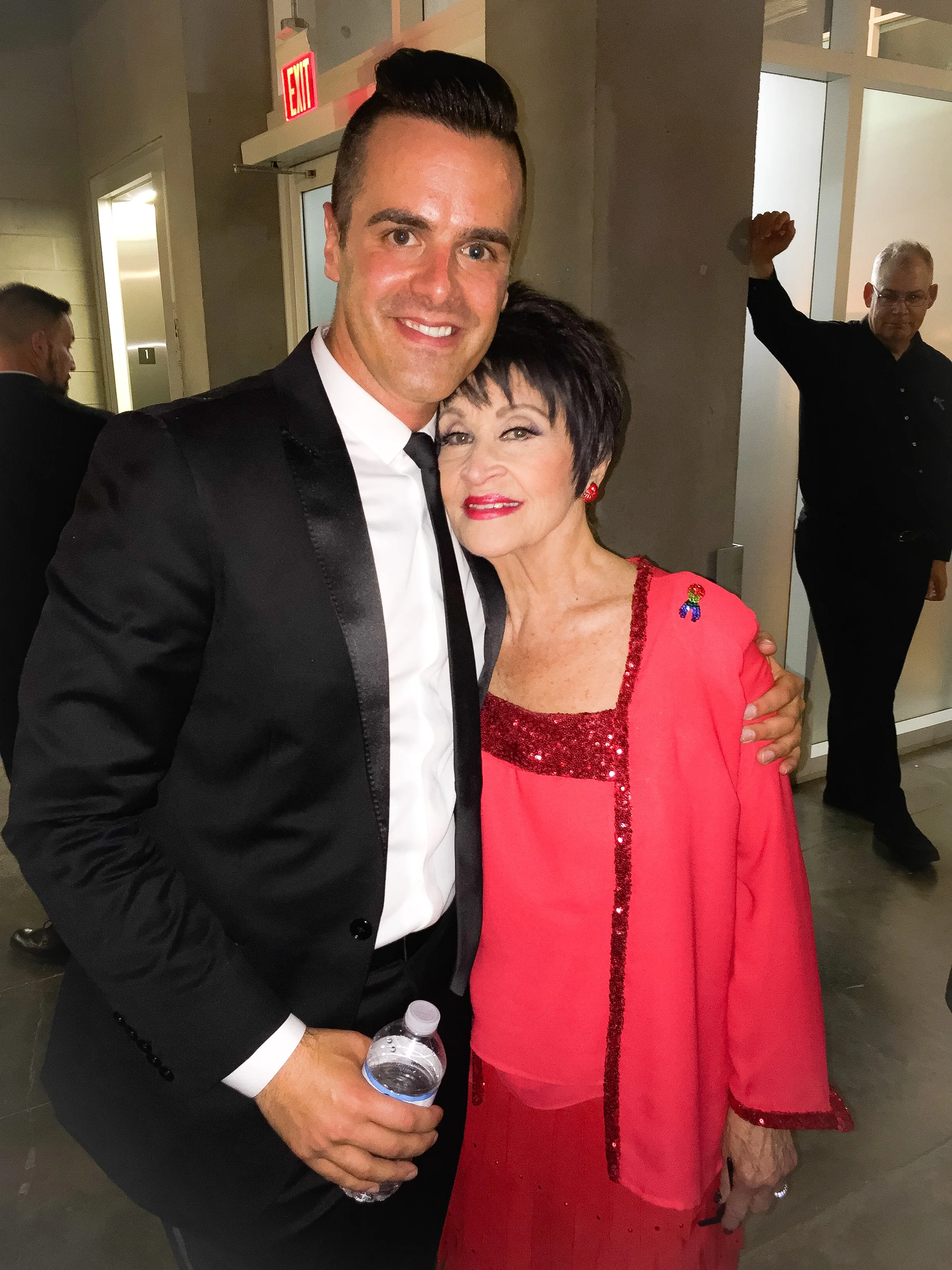 Michael J Moritz Jr with Chita Rivera