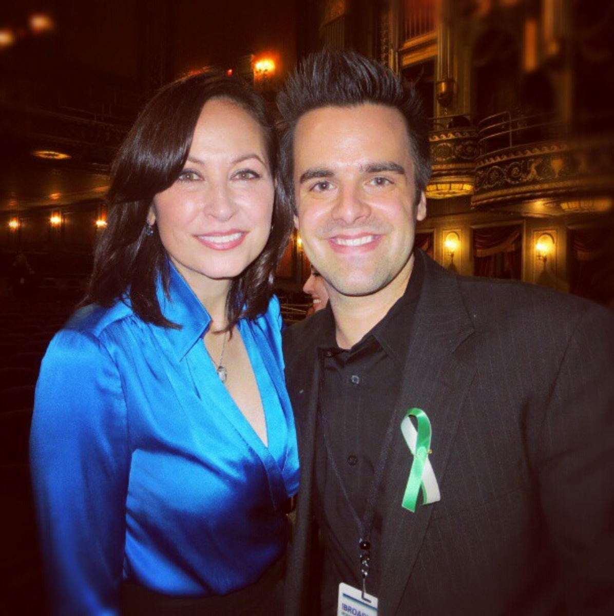Michael J Moritz Jr with Linda Eder