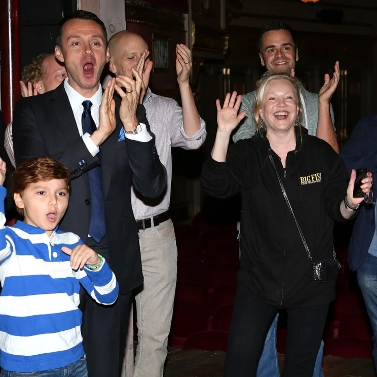 Michael J Moritz Jr with Andrew Lippa and Susan Strohman