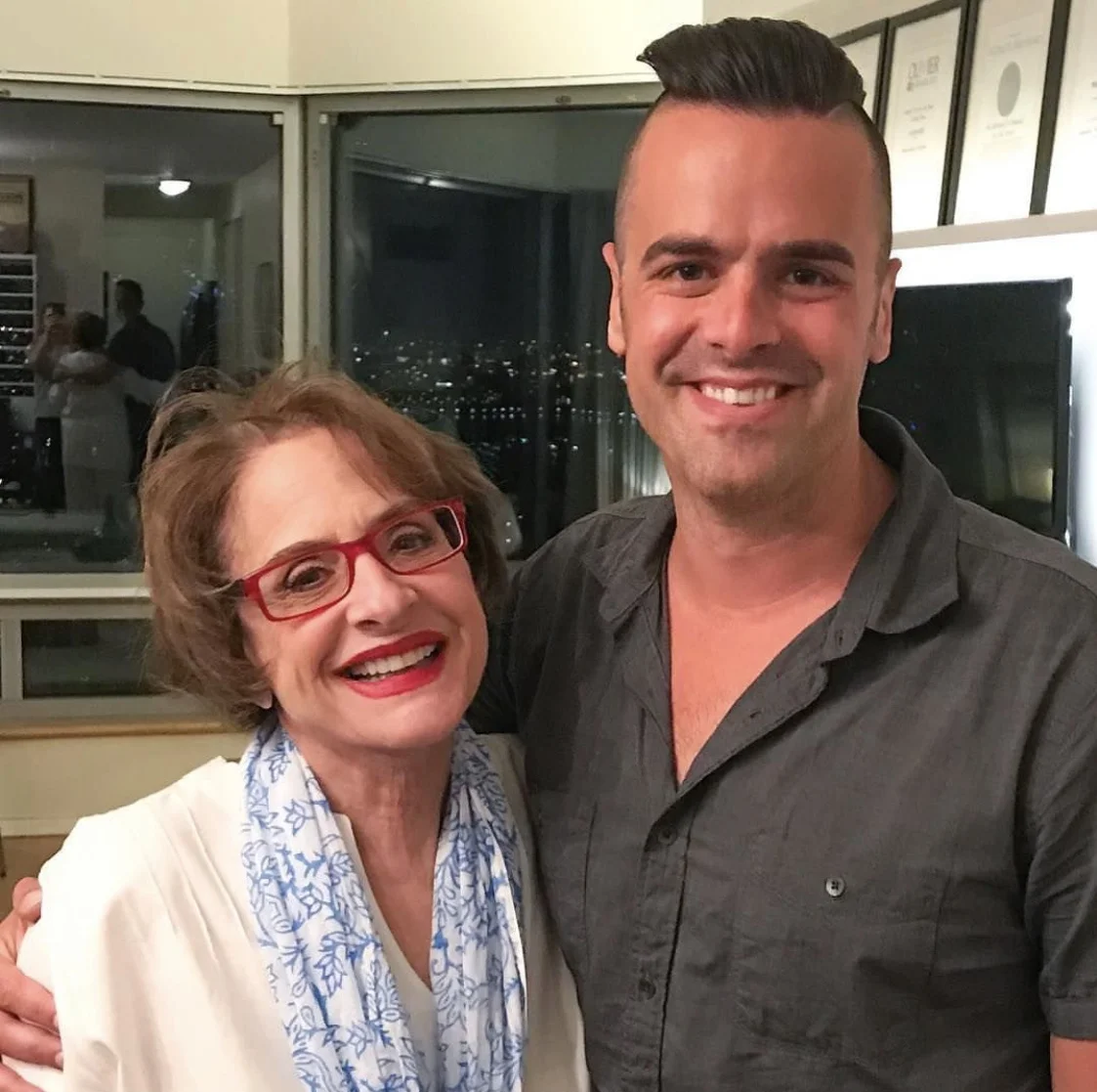 Michael J. Moritz Jr. and Patti LuPone