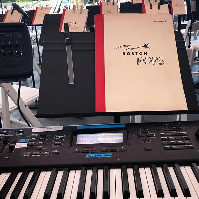 Wow. Today was one for the books. Bucket list gig- performing with the Boston Pops with my buddy @erichbergen. So much fun!