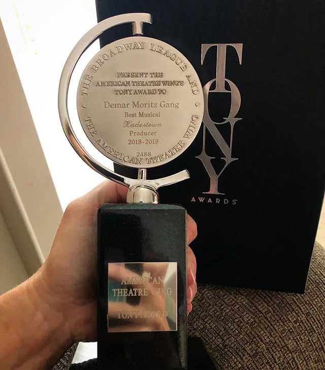 Special delivery arrived today! Tony Award for Hadestown