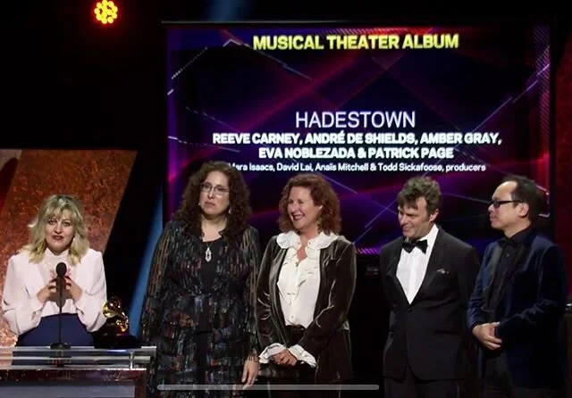 Hadestown wins the Grammy for Best Musical Theater Album! Congrats to all involved!!!