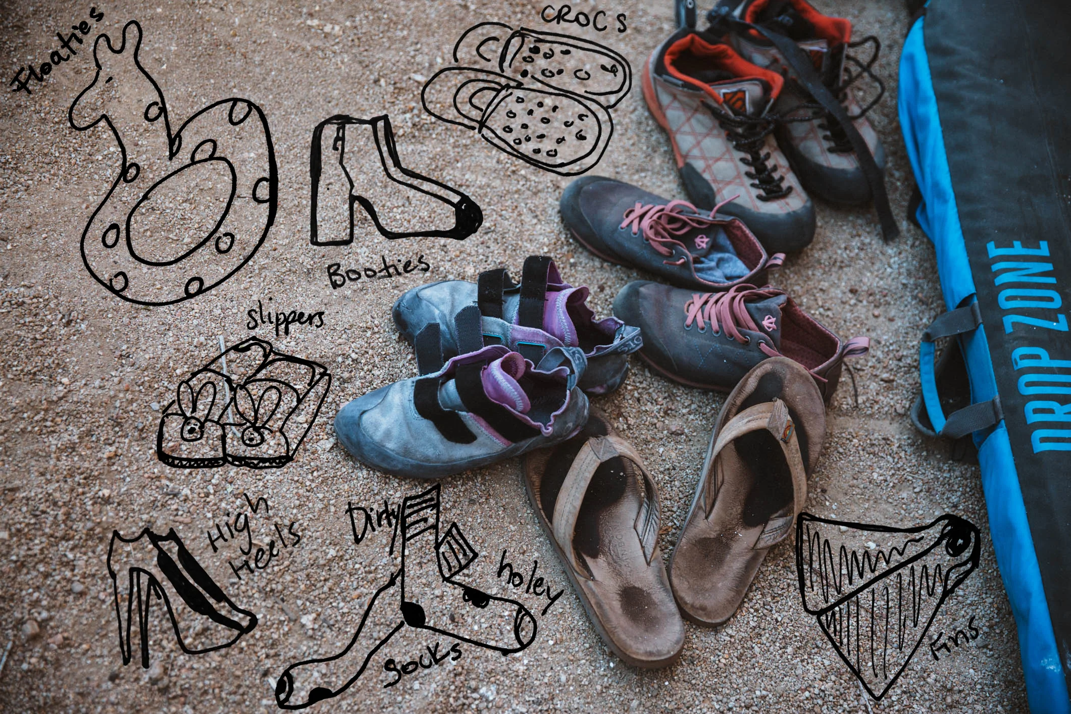 Whatever gets you there, just go. And take me with you! If you want...I've got some of these shoes....