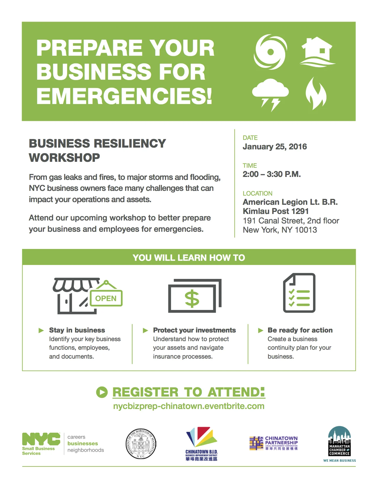 Prepare Your Business For Emergencies!