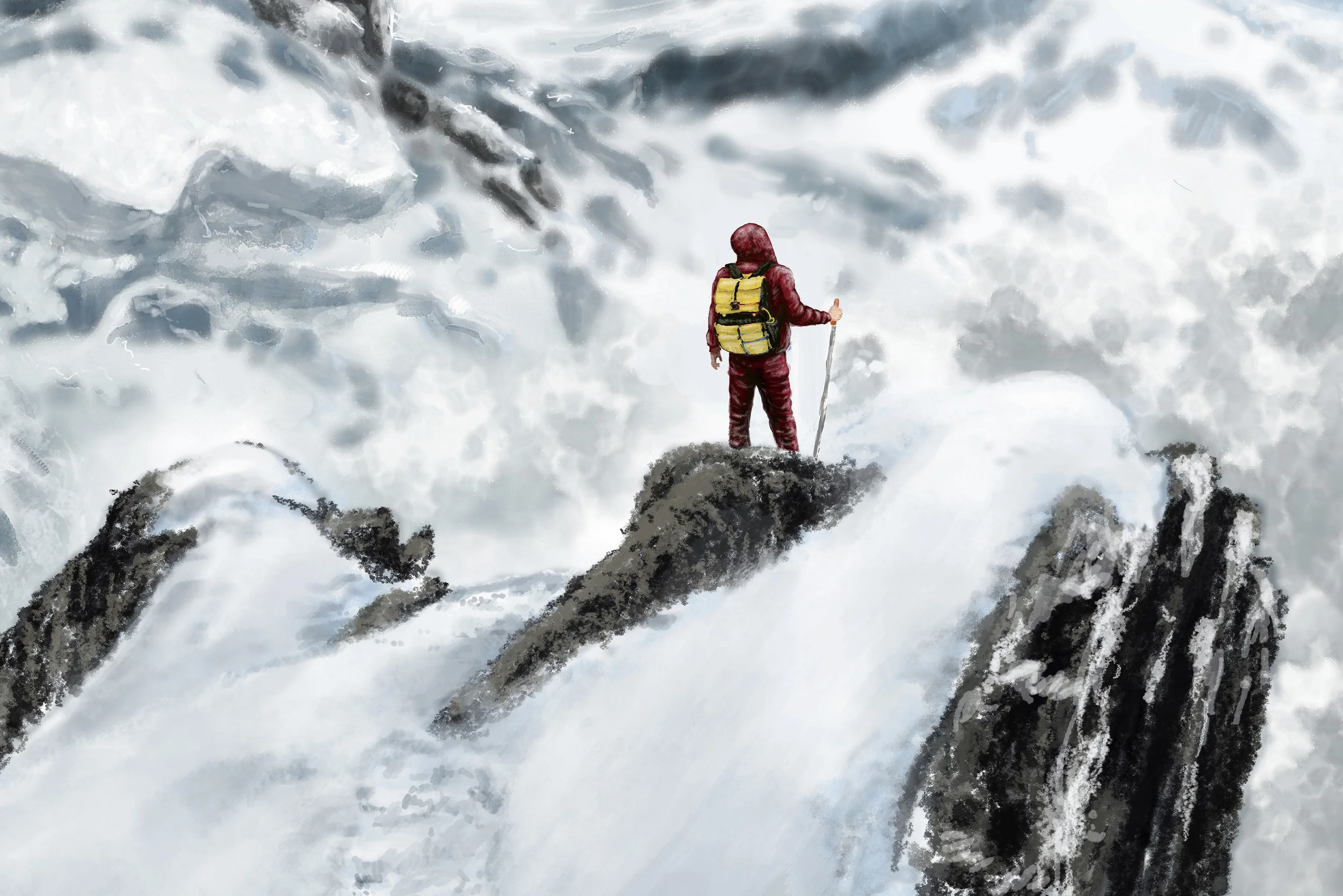 Digitally painted in Adobe Photoshop with a Wacom tablet